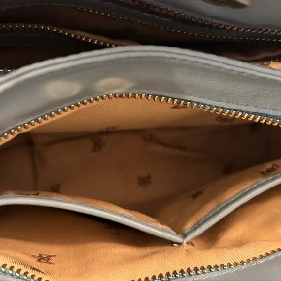 Cuoieria Fiorentina, Mimi Small Blue Hobo handbag. - Picture 10 of 15